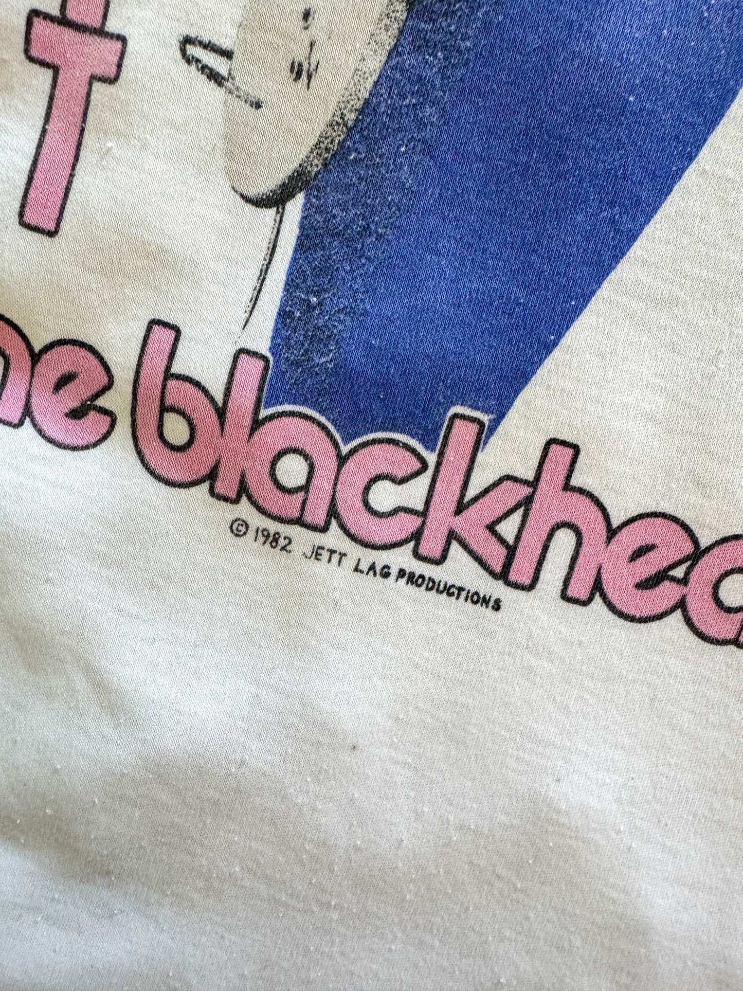 VINTAGE 1980S RARE JOAN JETT AND THE BLACKHEARTS PRINT SOUVENIR TOUR TSHIRT S/M