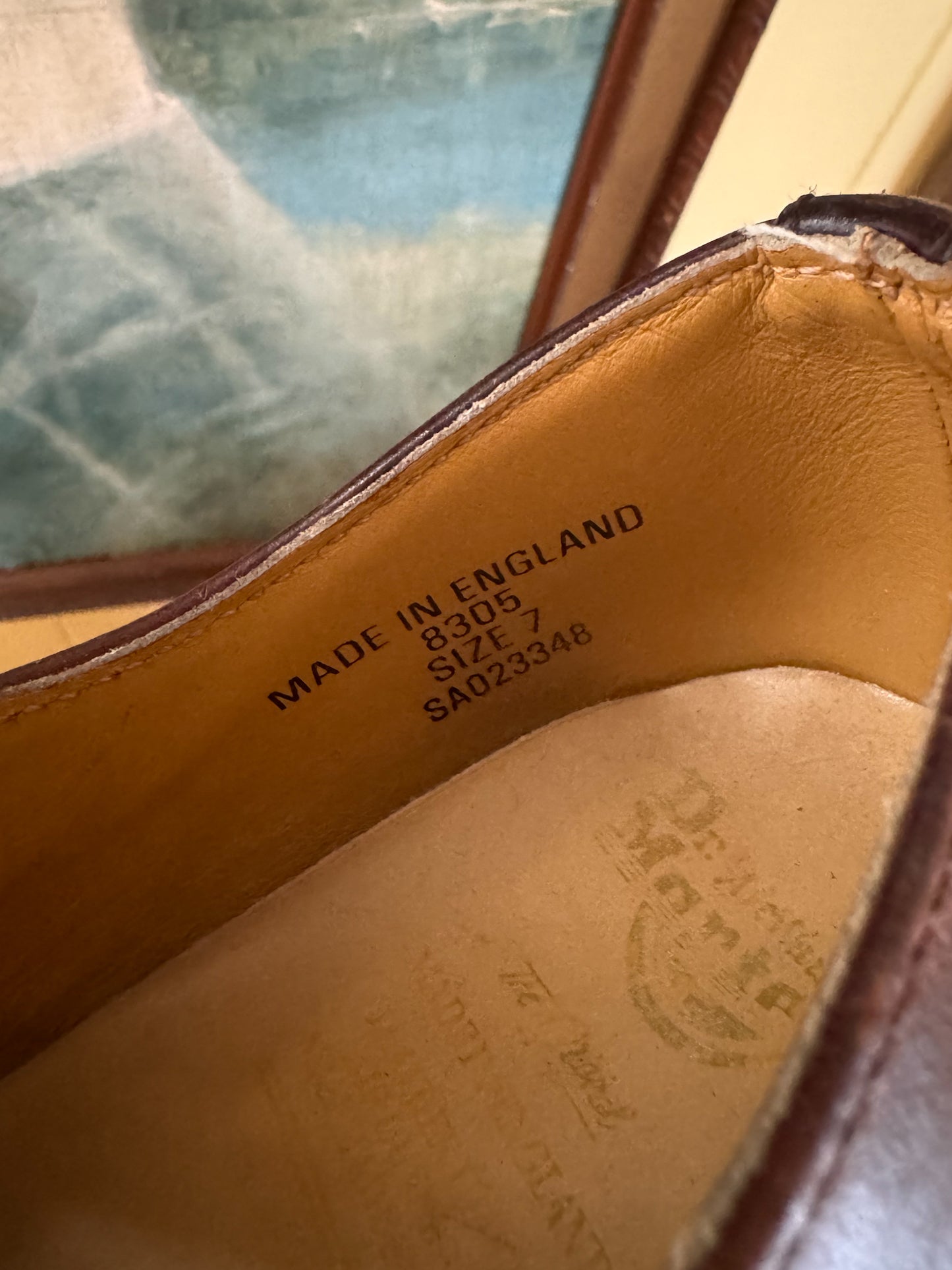 VINTAGE 1990S RARE DR DOC MARTENS DOUBLE STRAP CHESTNUT BROWN LEATHER HEELED MARY JANES 9.5/40.5