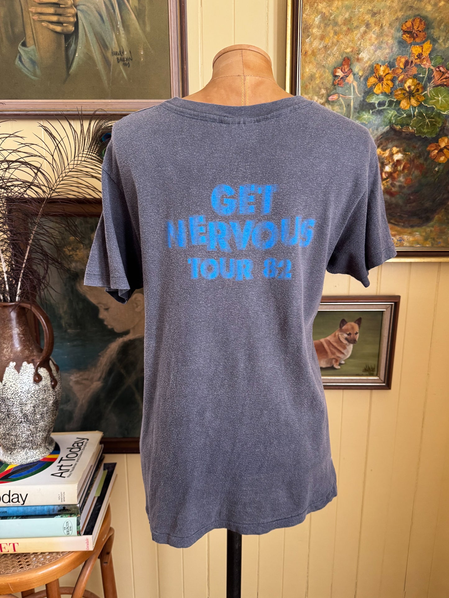 VINTAGE 1982 PAT BENATAR GET NERVOUS TOUR PRINT SINGLE STITCH TSHIRT S/M