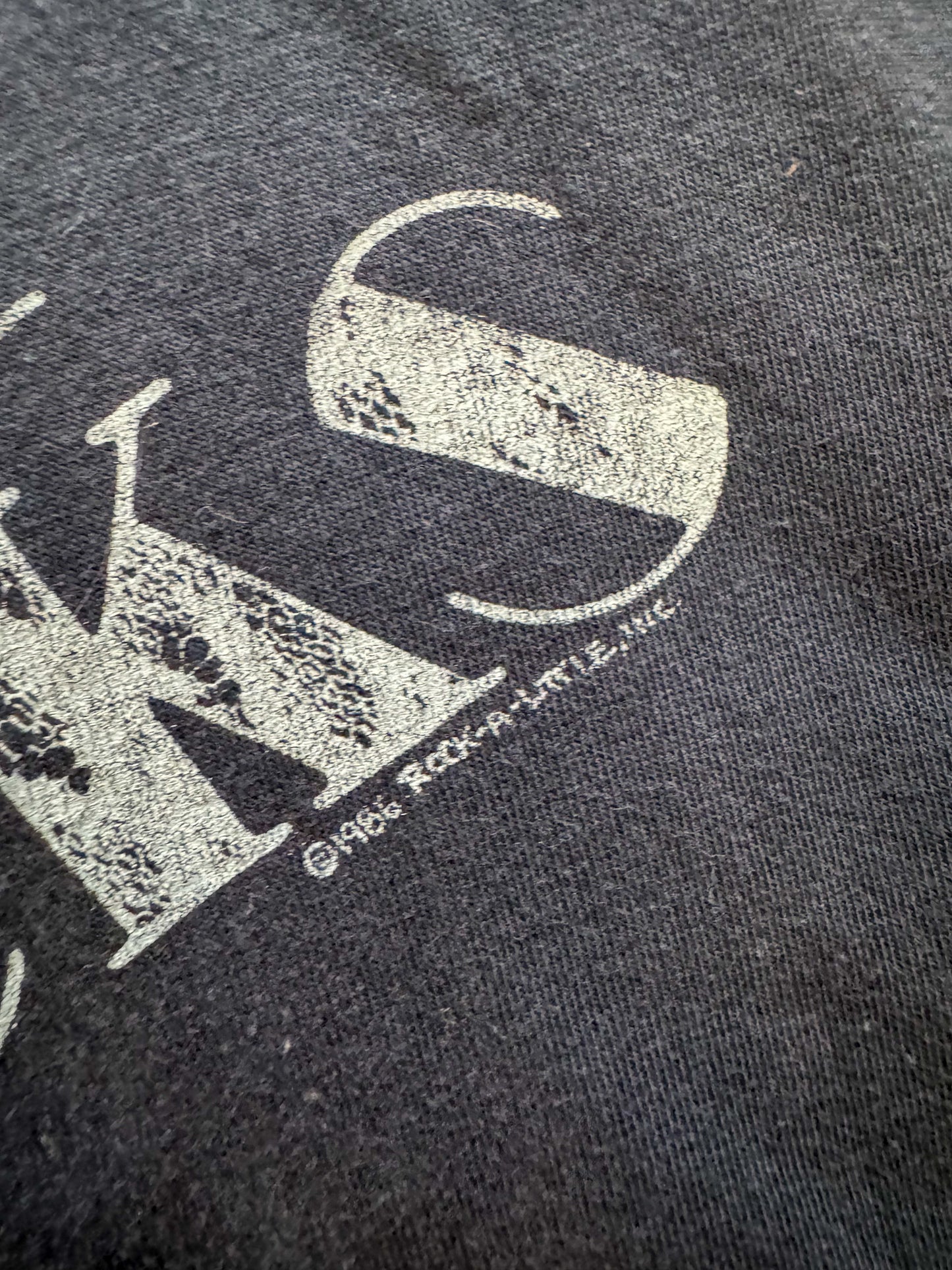 VINTAGE 1986 STEVIE NICKS KNOCKING ON HEAVENS DOOR AUSTRALIAN TOUR PRINT SINGLE STITCH TSHIRT M