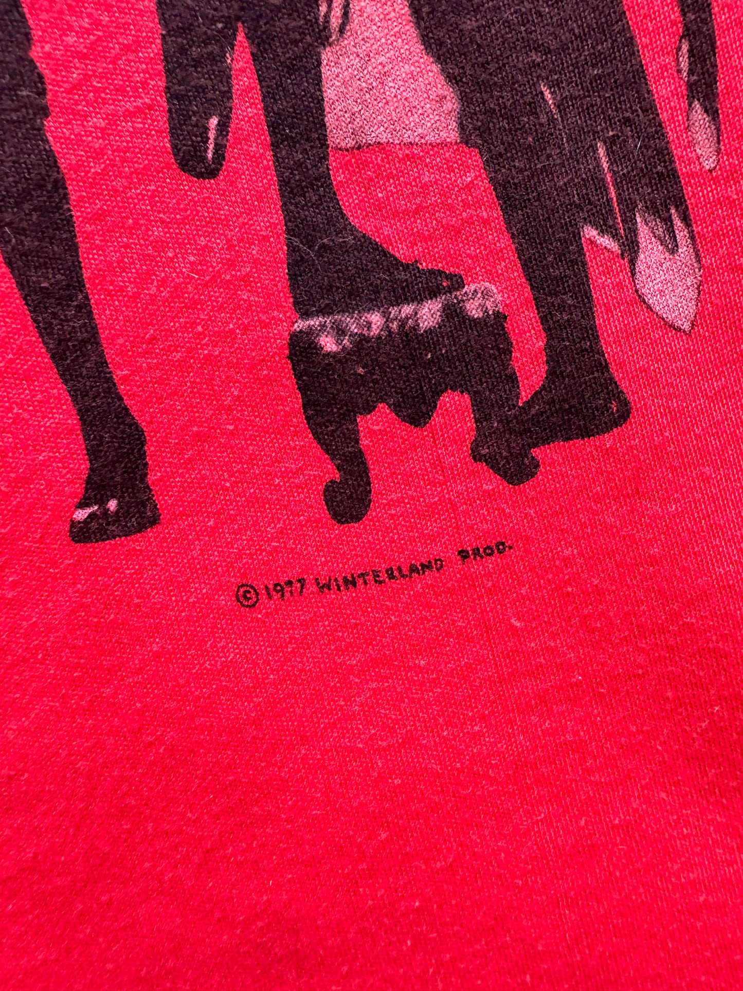 VINTAGE 1977 ULTRA RARE AUSTRALIAN FLEETWOOD MAC RUMOURS PRINT SINGLE STITCH TSHIRT M/L