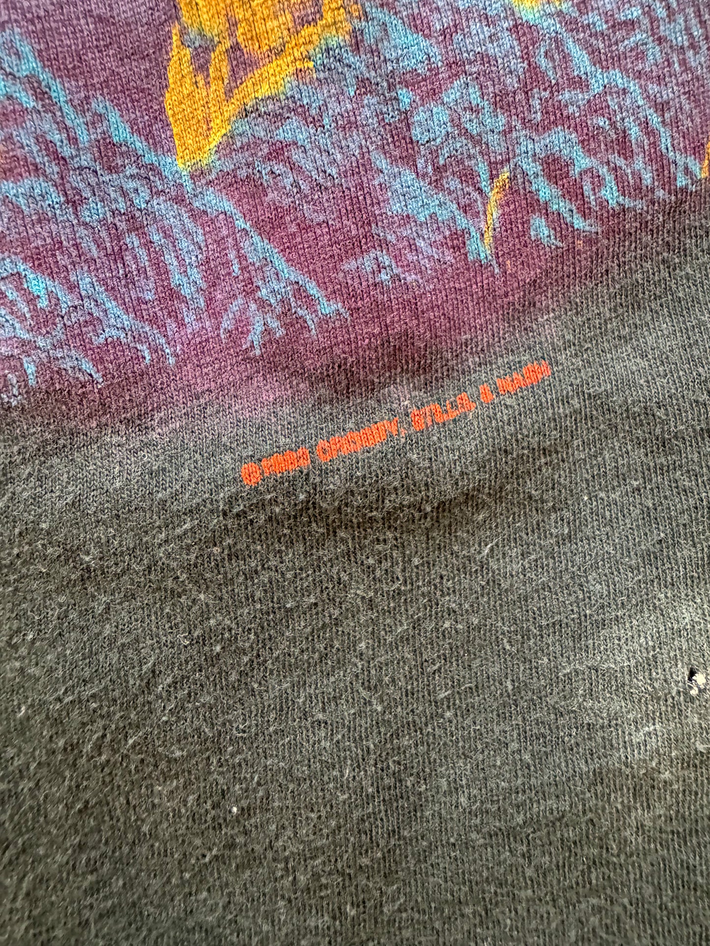 VINTAGE 1982 CROSBY STILLS AND NASH DAYLIGHT AGAIN TOUR PRINT SINGLE STITCH TSHIRT S