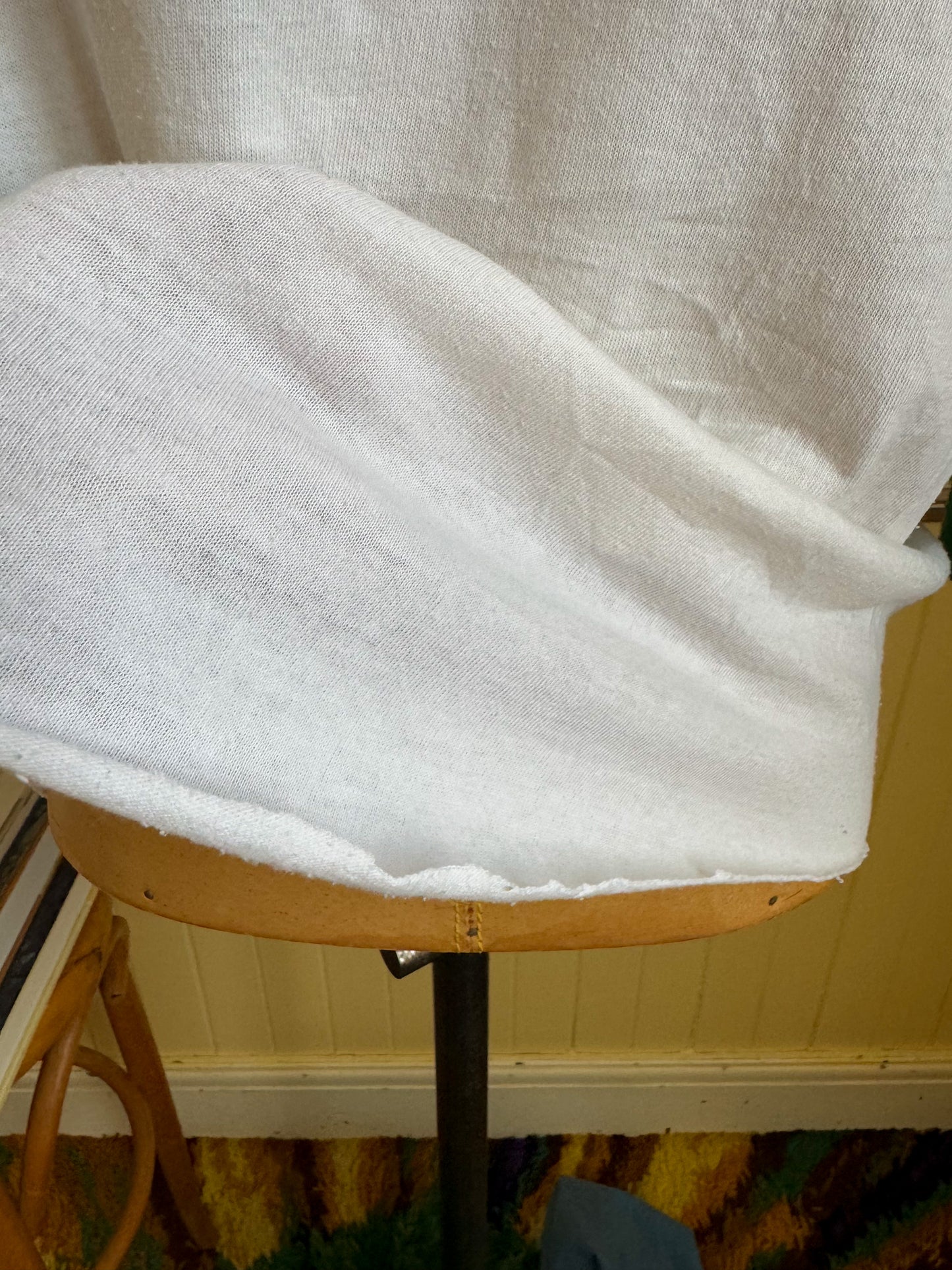 VINTAGE 1982 AIR SUPPLY WORLD TOUR PRINT RAGLAN TSHIRT L