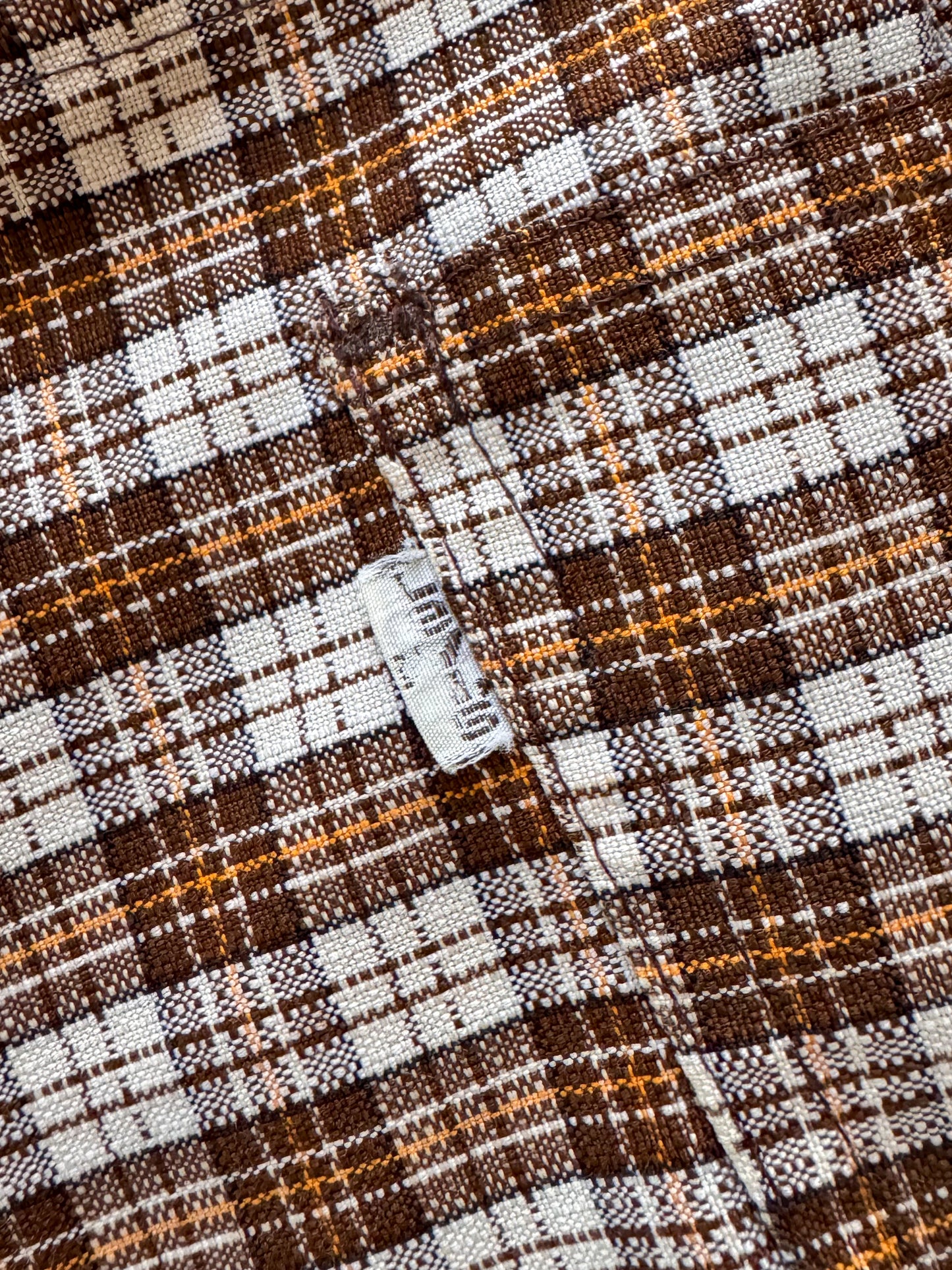 VINTAGE 1970S LEVI’S GENTLEMAN’S JEANS PLAID CHECK PANTS M/L