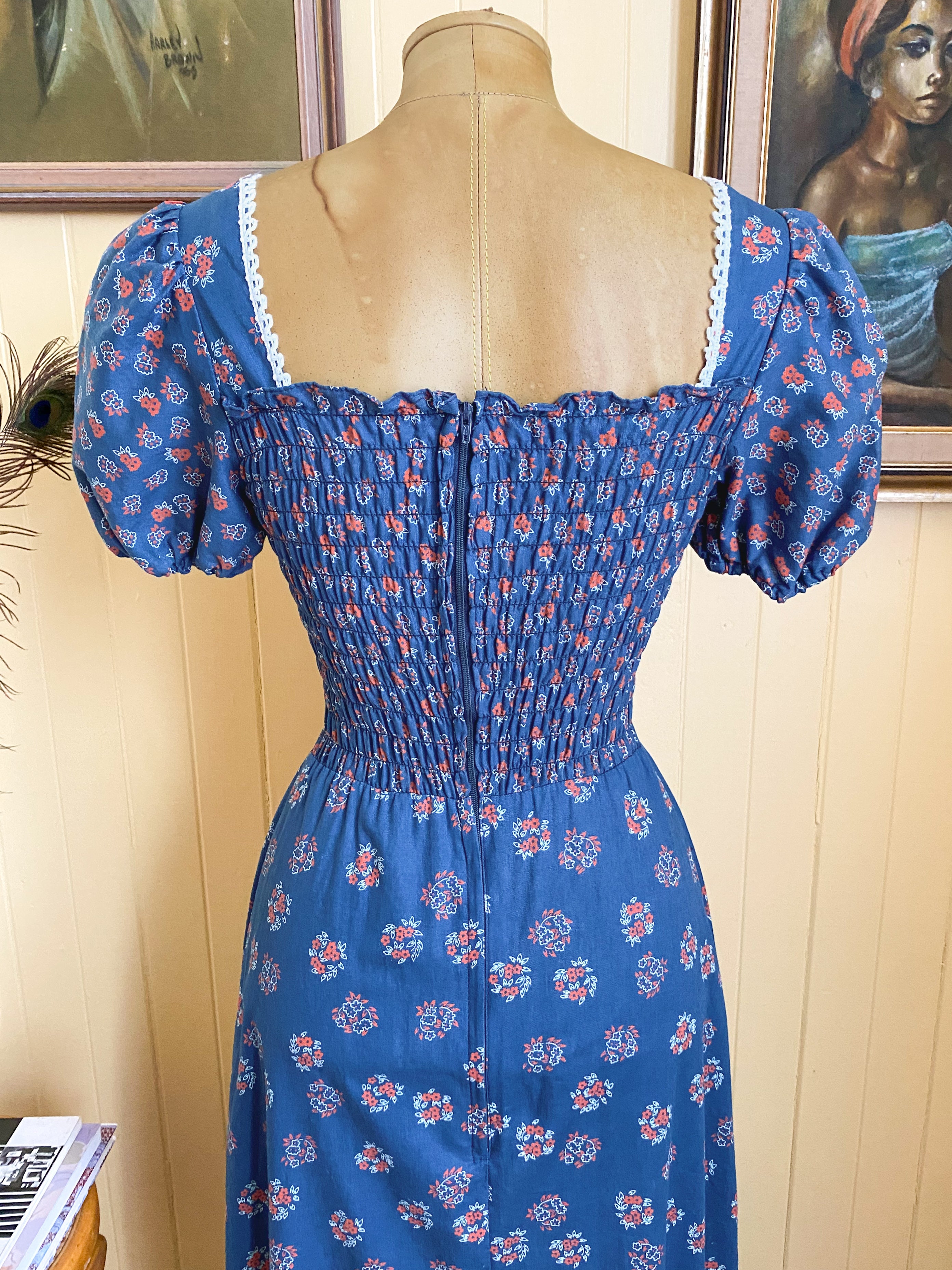 1970's clearance peasant dress